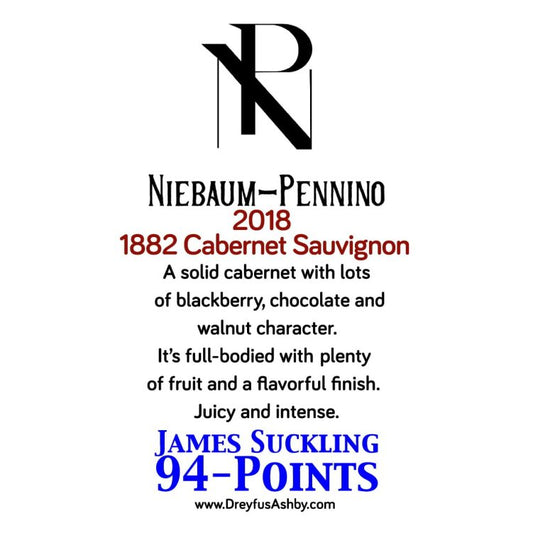 Niebaum-Pennino (Inglenook) 1882 Cabernet Rutherford '19